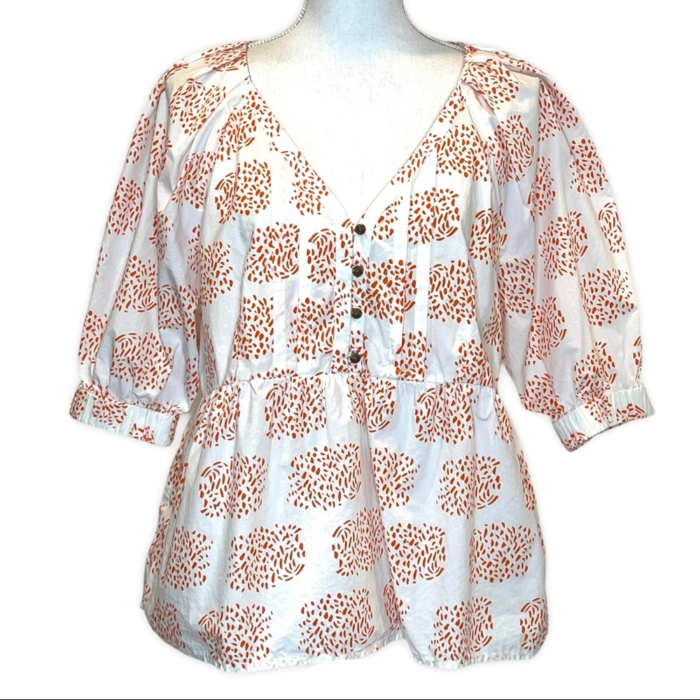 ANTHRO | Moglea Danae Poplin Top